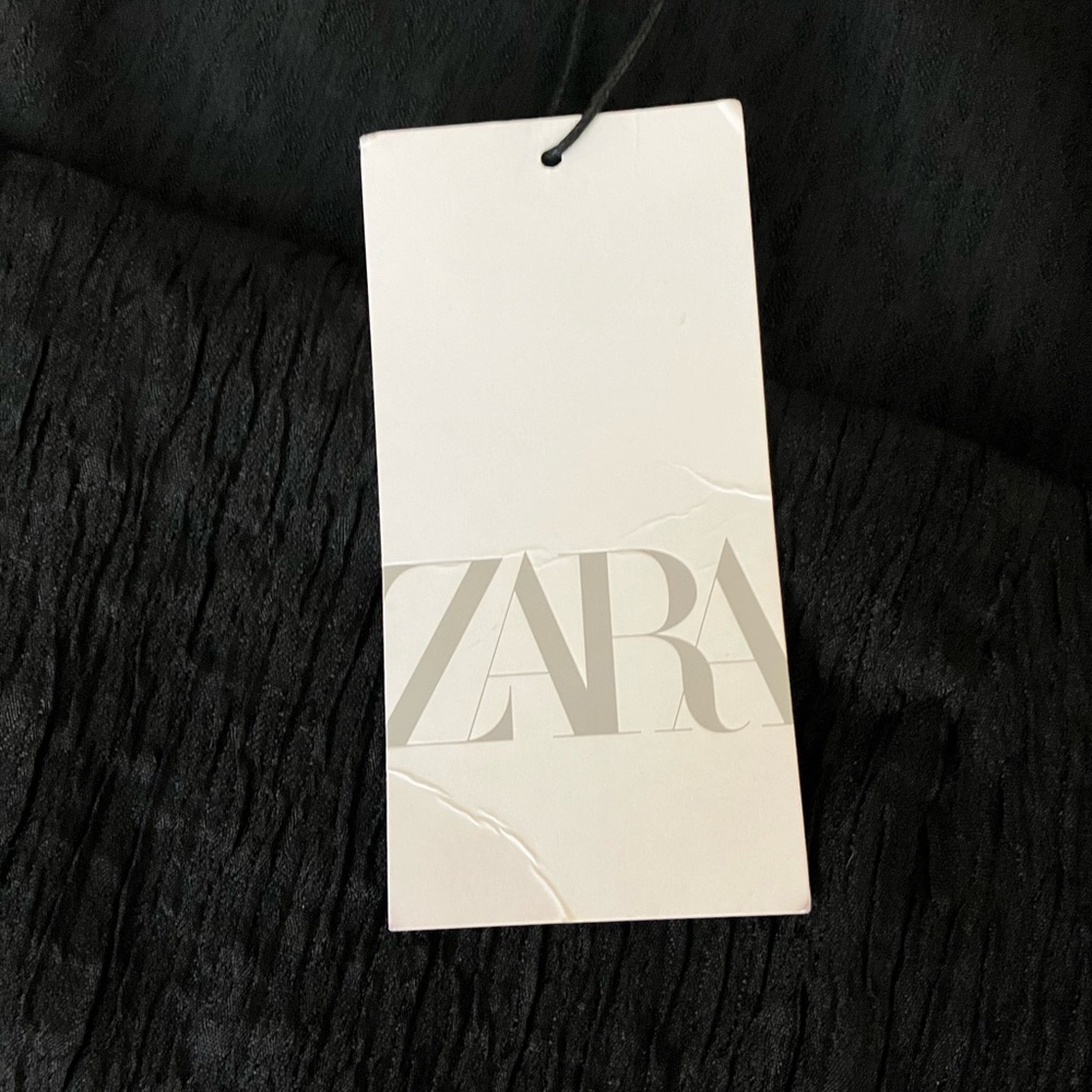 Zara Textured Fabric Bodysuit (Size Small) NWT - Picture 9 of 14